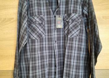 koszula męska LAVIINO roz 39/40 długi rękaw kratka