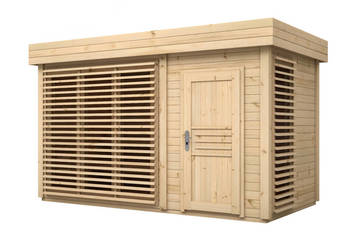 Nowoczesna Sauna Zewnętrzna 4 x 2 m