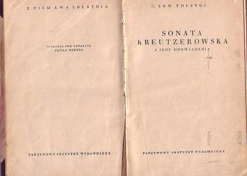 (0263) SONATA KREUTZEROWSKA I INNE OPOWIADANIA – LEW TOŁSTOJ