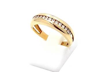 WYPRZEDAŻ !-30%Pierścionek r.15 Złoty pr.333 obrączkowy z kamieniaZ-447 WYPRZEDAŻ !-30%Pierścionek r.15 Złoty pr.333 obrączkowy z kamieniaZ-447