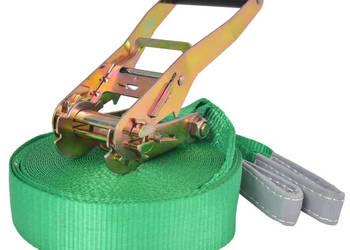 Taśma do slackliningu 15 m x 50 mm 150 kg zielona WM-142666