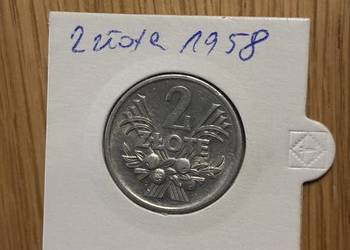 Moneta 2 zlote jagoda 1958