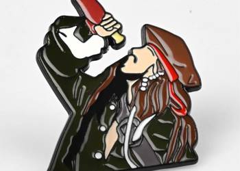 Jack Sparrow | 3 cm | Metal | Przypinka | Pirates of the Caribbean