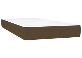 Materac kieszeniowy ciemnobrązowy 100x200x20 cm tkanina WM-347737