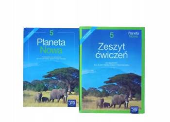 Geografia - Planeta Nowa 5 - Podręcznik + ćwiczenia Nowa Era + gratis