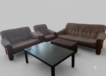 zestaw wypoczynkowy: kanapa, sofa, fotel