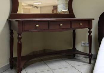 Toaletka z lustrem dębowa - nowa