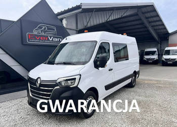 Renault Master L2H2 średniak 7-osobowy brygadówka doka pełna opcja