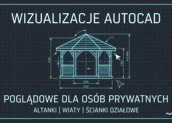 Twój pomysł na rysunku! AutoCAD – wizualizacje altan, wiat i remontów