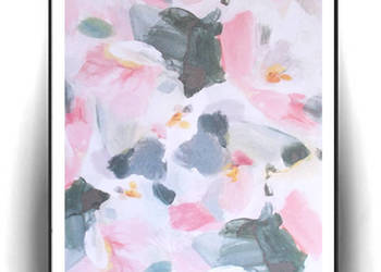 pastelowy plakat A4, nowoczesny plakat, boho plakat do domu, obrazek 21x30