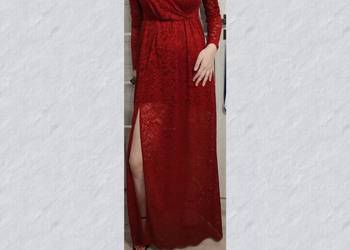 Koronkowa sukienka maxi