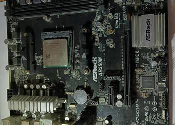 Płyta główna ASRock AB350m + AMD A-8 9600 Series