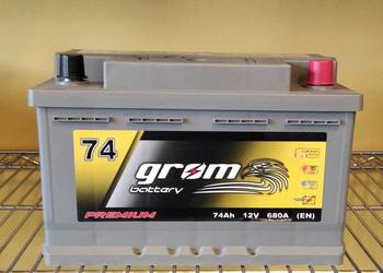 Akumulator 74Ah 720A GROM Premium DTR