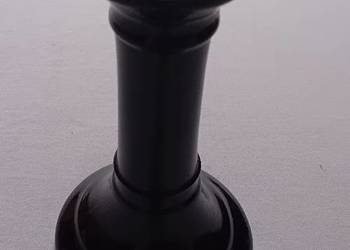 Hialitowy świecznik HSG Ząbkowice, model Blik. Nr katalogowy 45-139.