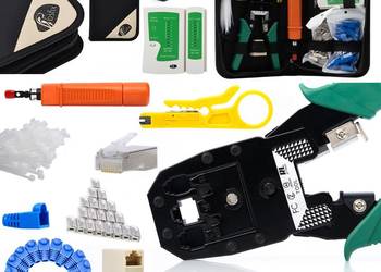 Zestaw Narzędzi do Instalacji Sieci RJ45 10w1 | 146 Elementów