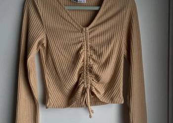 top z długim rękawem damski s