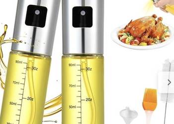 (2 szt.) Spryskiwacz do oleju kuchennego – butelka ze stali nierdzewnej ze