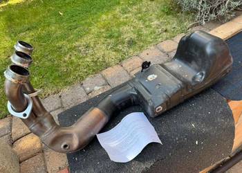 tłumik do Yamaha MT-09 oryginalny-przerobiony przez Edhaust katalizatorJEST