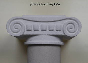głowica kolumny ze styropianu k-52 sztukateria średnica 31 cm