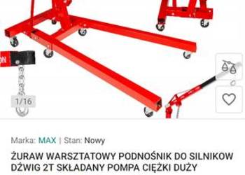 Podnośnik warsztatowy żuraw