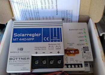 Kamper - kamping -Regulator ładowania solara 12V Buttner MT MPP 440