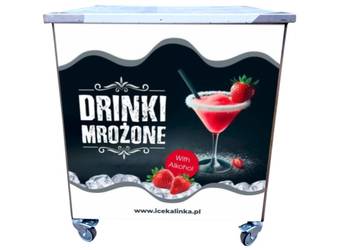 Wózek ze stali nierdzewnej Drinki mrożone stolik 72x60x85cm