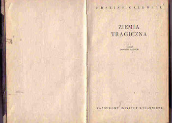 (4223) ZIEMIA TRAGICZNA – ERSKINE CALDWELL