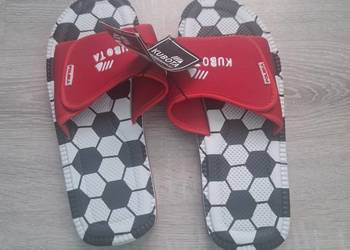 Klapki Kubota męskie piłkarskie – czerwone, rozmiar 44