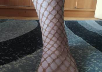 Nowe brązowe rajstopy kabaretki LM roz 5/6.