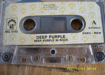 + Rock kas. DEEP PURPLE-- 3 Kasety.