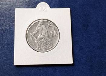 Stare monety 5 złotych 1973 Rybak skrętka Polska
