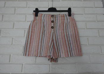 Spodenki szorty Lniane paski