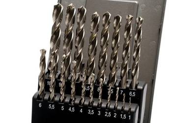 Zestaw wierteł Koronet 1-10 kobaltowe HSSCo 19szt
