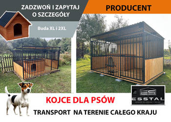 Kojec dla Psa , KOJCE dla Psów , Zadaszenie - ESSTAL-