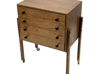 Modernistyczny niciak, z organizerem, NRD, lata 60.