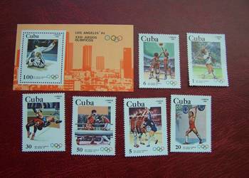 Kuba 1983 MNH Mi. 2716/21 Sport Olimpiada Los Angelles 84