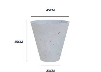 DONICA Betonowa 23x45x45cm Na Kwiaty