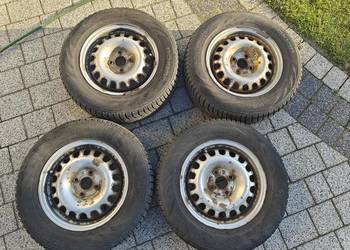Koła zimowe Nokian 185/70 R14 na felgach stalowych – bieżnik 6 mm