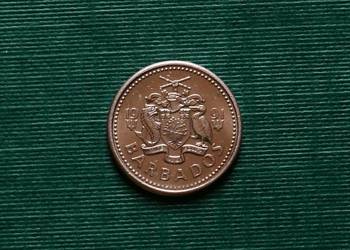 BARBADOS - 1 cent, 1991r