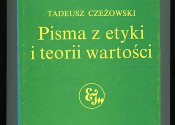 Pisma z etyki i teorii wartości - Czeżowski