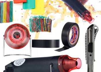 Opalarka Mini Hot-air 300W z Nożykiem i Taśmą | Zestaw 328 Rurek