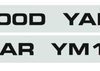 Naklejki napis YANMAR YM 1300D 2szt