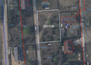 Działka budowlana 1008m2, Nowe Grochale