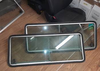 Vw Transporter T3 szyby przesuwne L/P zielone kpl.