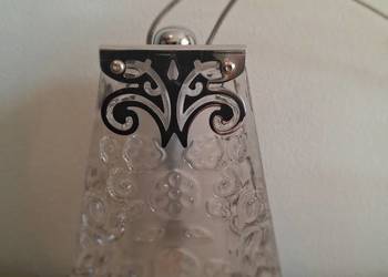 2 kryształowe lampki wiszące