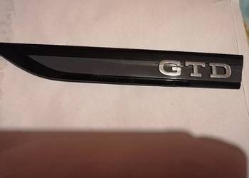 GOLF VIII GTD! EMBLEMAT LISTWA BŁOTNIKA LEWEGO