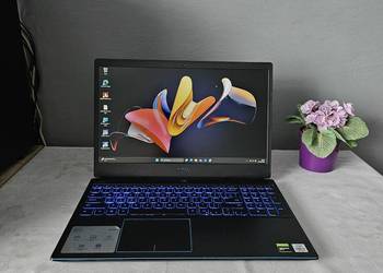 Laptop Dell Intel i5 10300H 120Hz 1650TI 16GB ssd do gier hdmi