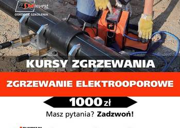 Kurs zgrzewania elektrooporowego mufowe plastików PE/PP spawanie rur