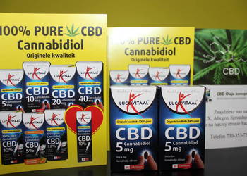 Olej konopny CBD w kapsułkach Lucovitaal 5mg 30 kapsułek