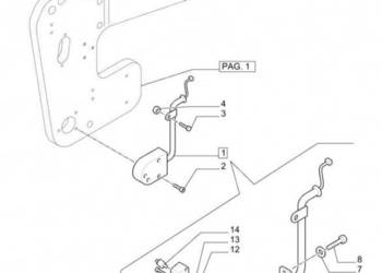 New Holland T6010 Potencjometr 47133194